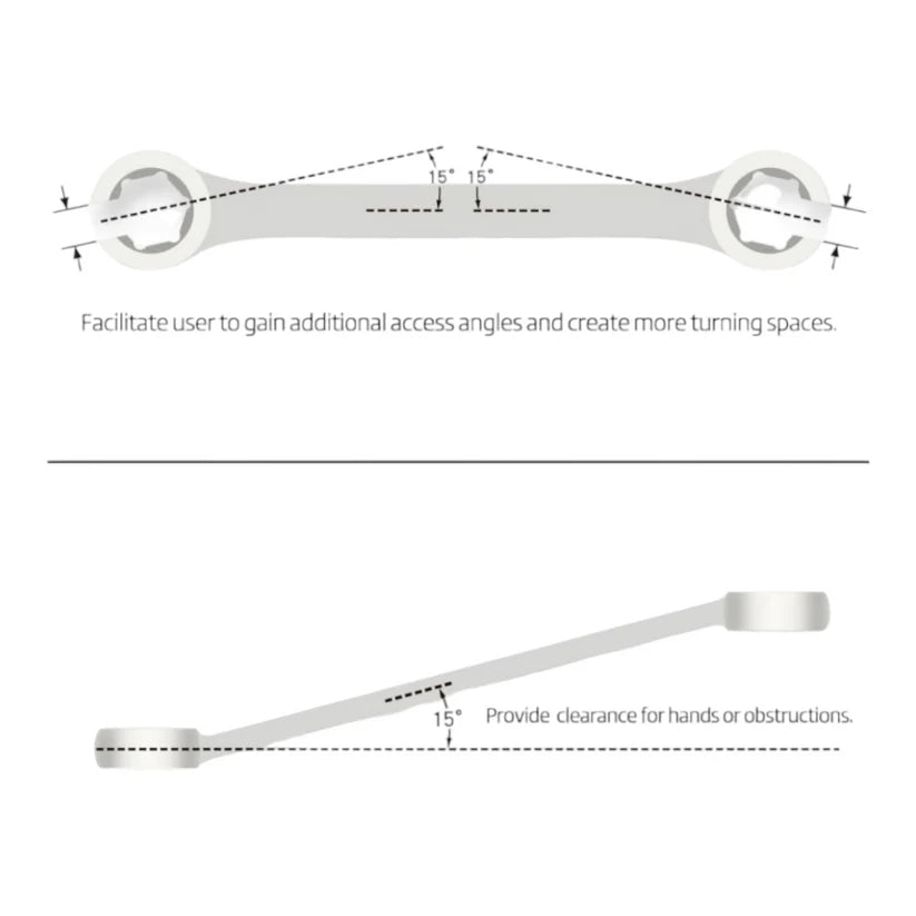 Haina 7-Részes Nyitott Hollander Kulcs Készlet