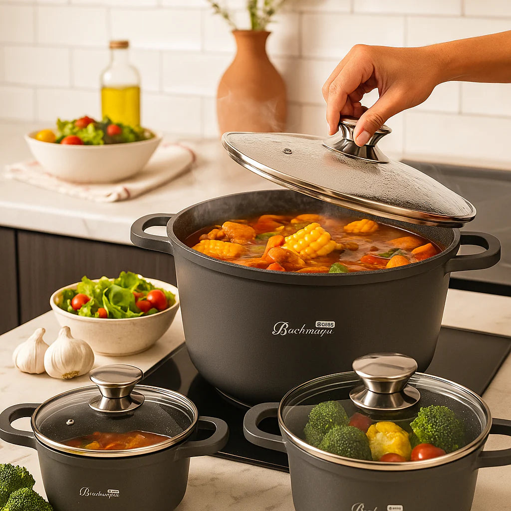 Bachmayer gránit edénykészlet