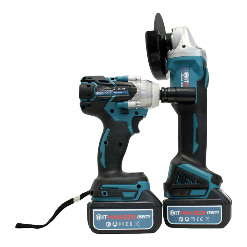 HITMAN Li-ion Ütvecsavarozó és Szögcsiszoló Készlet