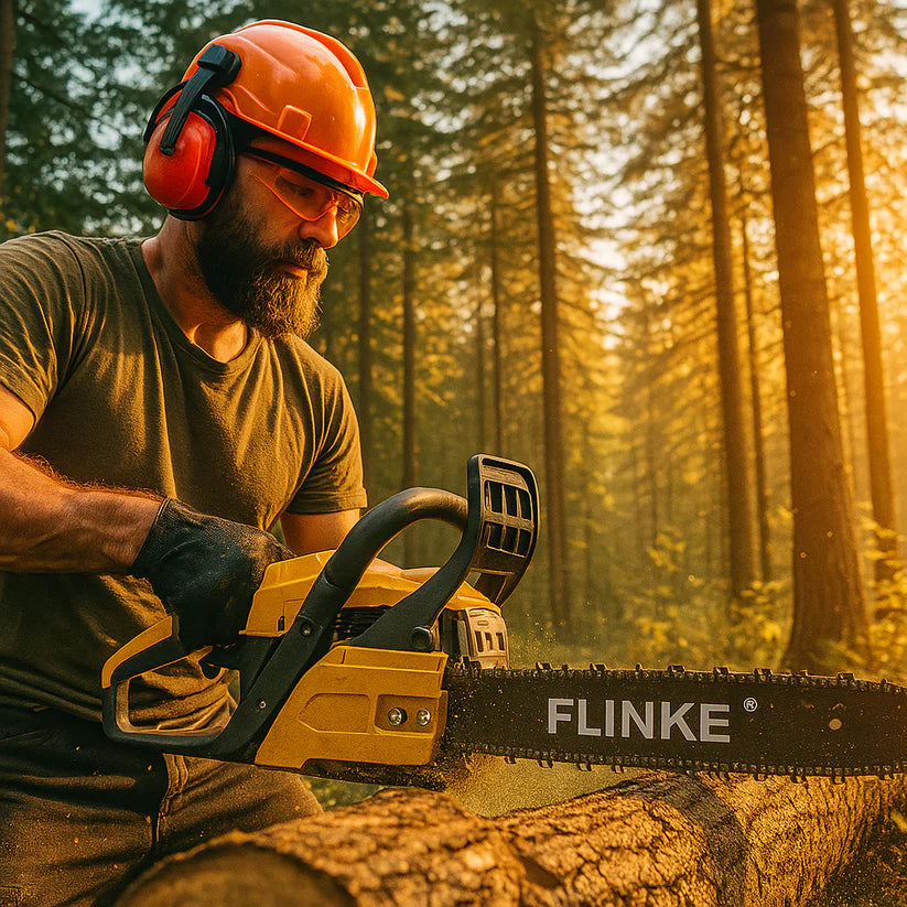 Flinke Benzinmotoros Láncfűrész