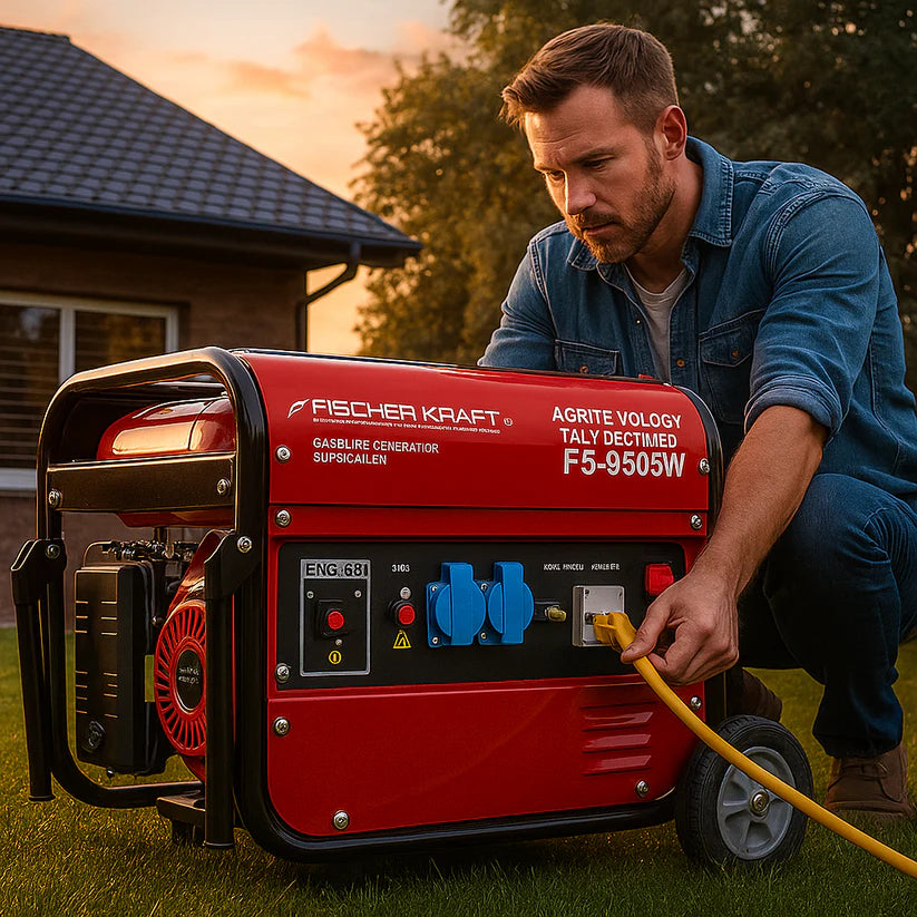 9.5 kW Háromfázisú Benzines Áramfejlesztő