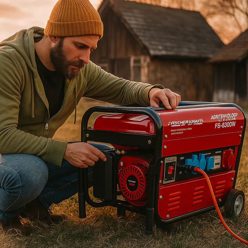 9.5 kW Háromfázisú Benzines Áramfejlesztő