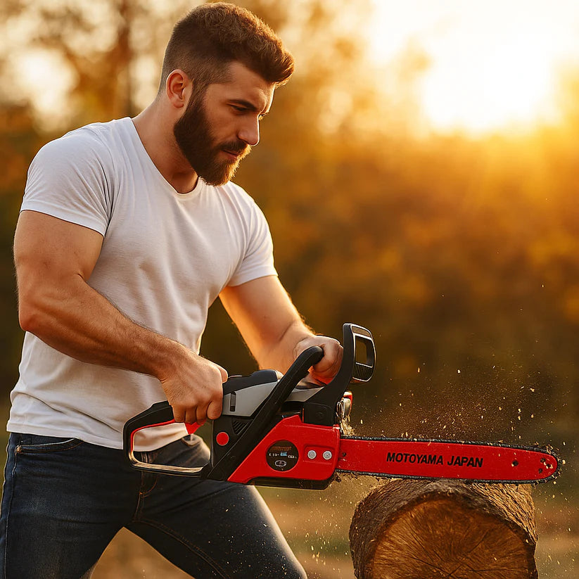 Motoyama Japan 8.5CP Benzines Láncfűrész