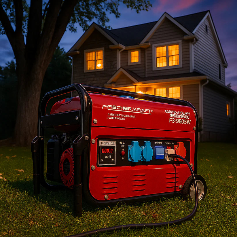 9.5 kW Háromfázisú Benzines Áramfejlesztő