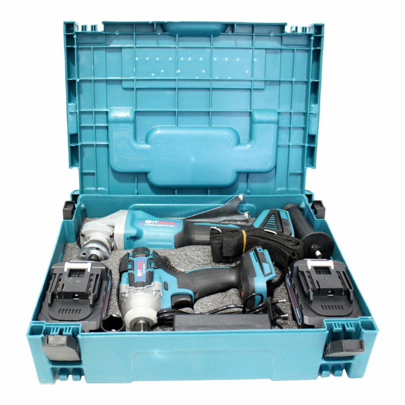 HITMAN Li-ion Ütvecsavarozó és Szögcsiszoló Készlet